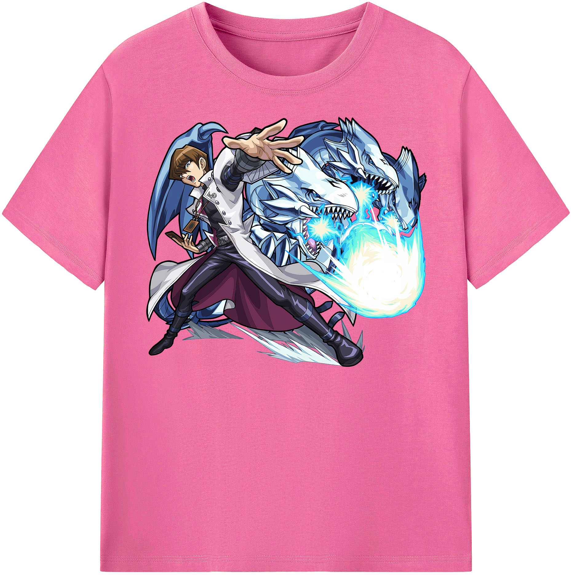 （画像用） 遊☆戯☆王 Yu-Gi-Oh! レディースカジュアルプリントTシャツ（綿100％）